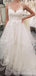 Σπαγγέτι Ιμάντες Δαντέλα Μια γραμμή Φθηνά νυφικά Online, Φθηνά Νυφικά Φορέματα Δαντέλα, WD459