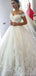 Από τον Ώμο Μια γραμμή από Δαντέλα Φθηνά νυφικά Online, Φθηνά Νυφικά Φορέματα, WD504