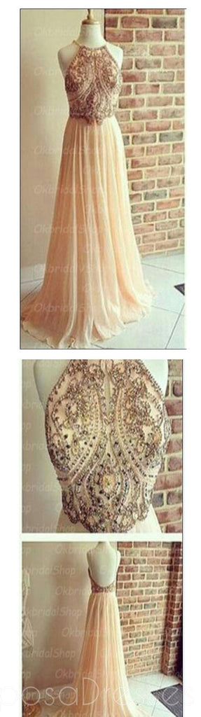 Sem encosto Vestidos de Baile,Uma linha de Vestidos de Baile,Chiffon Vestidos de Baile Popular, Vestidos de Baile, PD0159