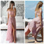 Deux robes de bal, une robe de bal à l 'épaule, une robe de bal à côté de sable rose, une robe de bal sexy, pd0050