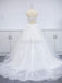 Sexy Open Back Lace A-line Hochzeitskleider Online, Günstige Einzigartige Brautkleider, WD587