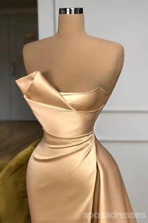 Querida pescoço ouro lantejoulas uma linha barato longo Evening Prom Dresses, Evening Party Prom Dresses, 12350