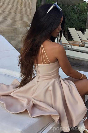 Casual Cabresto Curto Baratos Vestidos de Regresso a casa abaixo de 100, CM392