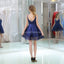 Dois Straps Royal Blue Simple Cheap Homecoming Dresses Online, Cheap Short Prom Dresses, CM809