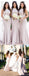 Simple Sabrina Sexy Φτηνές Μακριές Φορέματα Παράνυμφων Online, WG571