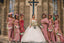 Mismatched Pink Mermaid High Slit Cheap Long Bridesmaid Dresses,WG1391