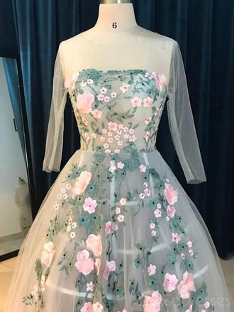 Querida pescoço ouro lantejoulas uma linha barato longo Evening Prom Dresses, Evening Party Prom Dresses, 12350