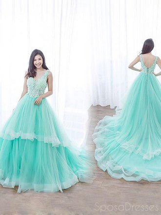 Querida pescoço ouro lantejoulas uma linha barato longo Evening Prom Dresses, Evening Party Prom Dresses, 12350