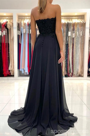Querida pescoço ouro lantejoulas uma linha barato longo Evening Prom Dresses, Evening Party Prom Dresses, 12350