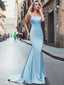 Σέξι μπλε γοργόνα backless βραδινά φορέματα prom, βραδινά φορέματα prom συμβαλλόμενων μερών, 12198