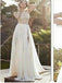 Sexy en Dentelle Dos nu Longue en Mousseline de soie des Robes de Bal, Haut Décolleté Licou Côté de la Fente Robes de Bal, PD0018
