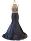 Μαύρα Ανοικτά Πίσω Διακοσμημένα Με Χάντρες Φορέματα Χορού Βραδιού Γοργόνων Μακριά, Φτηνά Γλυκά 16 Φορέματα Συνήθειας, 18529