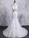 Sexy Backless Cap Sleeve Detachable Skirt Lace Mermaid Wedding Bridal Dresses, Cheap Custom Made Wedding Bridal Dresses, WD279