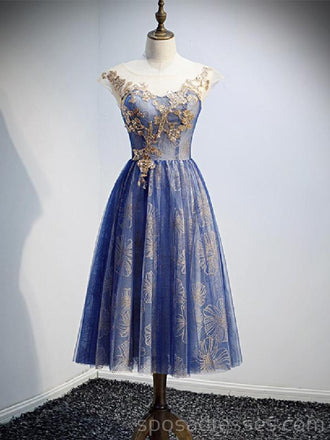 Σέσουλα Μανίκια Καπ Χρυσό Πούλιες Φτηνές Φορέματα Homecoming σε απευθείας Σύνδεση, Φθηνά Σύντομη Φορέματα Prom, CM764