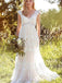 Backless Cap Sleeves Lace Cheap Wedding Dresses Online, Cheap Bridal Dresses, WD526