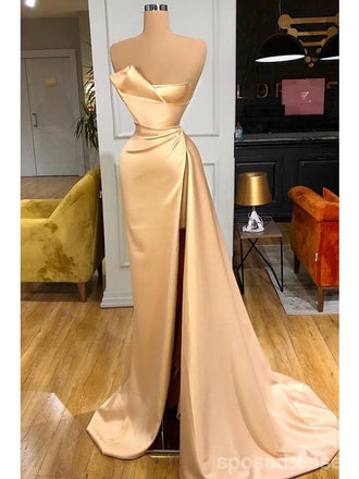 Querida pescoço ouro lantejoulas uma linha barato longo Evening Prom Dresses, Evening Party Prom Dresses, 12350