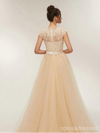 Querida pescoço ouro lantejoulas uma linha barato longo Evening Prom Dresses, Evening Party Prom Dresses, 12350