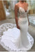 Correas espaguetis ver a través de vestidos de novia de sirena en línea, vestidos de novia únicos baratos, WD599