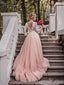Σαμπάνια Skirt Long Sleeves Lace A-line Φθηνά φορέματα γάμου σε απευθείας σύνδεση, WD401