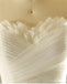 Στράπλες Μια γραμμή Τούλι νυφικά, 2017 Απλό Μακρύ Έθιμο Γαμήλιες Εσθήτες, Προσιτές Νυφικά Φορέματα, 18001