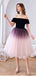 V Neck Dusty Pink Tulle Beaded Κοντά Homecoming Φορέματα Online, Φθηνά Κοντά Φορέματα Prom, CM845