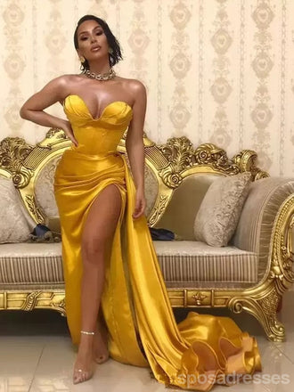 Querida pescoço ouro lantejoulas uma linha barato longo Evening Prom Dresses, Evening Party Prom Dresses, 12350