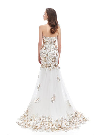 Sexy Mermaid Sweetheart Strapless Cheap Long Prom Dresses Online,12783