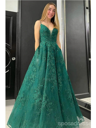 Querida pescoço ouro lantejoulas uma linha barato longo Evening Prom Dresses, Evening Party Prom Dresses, 12350