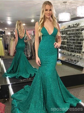 Querida pescoço ouro lantejoulas uma linha barato longo Evening Prom Dresses, Evening Party Prom Dresses, 12350