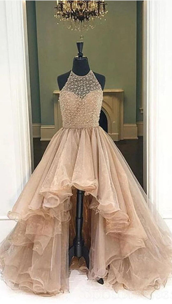 Υψηλή Χαμηλή Φορέματα Prom Βραδιού, Συνήθεια Μακριά Φορέματα Prom, Φτηνές Επίσημα Φορέματα Prom, 17060