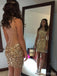 Vestidos de fiesta ajustados de sirena de diamantes de imitación sexy en línea, CM709