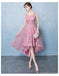 Rosa de encaje rosa de alta gama baja barata vestidos de bienvenida en línea, CM694