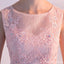 Ψευδαίσθηση Ρουζ σε Ροζ Δαντέλα διακοσμημένο με Χάντρες Φτηνές Φορέματα Homecoming σε απευθείας Σύνδεση, CM696