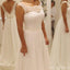 Vestidos de la fiesta de bodas de la playa del cordón de la vaina elegantes, vestido nupcial popular, WD0096