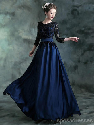 Querida pescoço ouro lantejoulas uma linha barato longo Evening Prom Dresses, Evening Party Prom Dresses, 12350