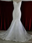 Sexy voir à travers les robes de mariée en dentelle en mousseline de soie en ligne, robes de mariée pas chères, WD633