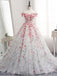 Off Dresses Lace Applique A-line Βραδινά Prom Dresses, Φτηνές Custom Sweet 16 Φορέματα, 18535