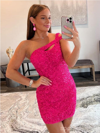 V Neck Dusty Pink Tulle Beaded Κοντά Homecoming Φορέματα Online, Φθηνά Κοντά Φορέματα Prom, CM845