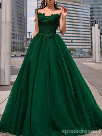 Querida pescoço ouro lantejoulas uma linha barato longo Evening Prom Dresses, Evening Party Prom Dresses, 12350