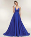 Λουράκια Spaghetti Royal Blue Φτηνές Μακρινές Βραδινές Φόρεμα Prom, Φτηνές Custom Sweet 16 Φορέματα, 18510