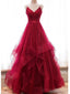 Sexy Backless Red Sparkly Long Evening Prom Dresses, Cheap Custom Party Prom Dresses, 18587Mais informações