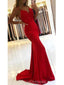 Σέξι Backless Lace Beaded Mermaid Long Evening Prom Φορέματα, Βραδινά Κόμμα Prom Φορέματα, 12183