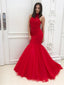 Sexy blusa roja, blusa roja, sirena, vestido de noche, 17541.