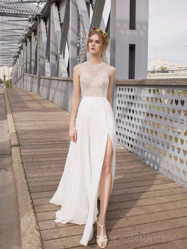 Lindo vestido branco, Vestido De Baile, Vestido De Dama de Honor, WD0190.