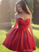Κόκκινο απλό γλυκό Φορέματα Homecoming κάτω από 100, CM589