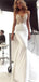 Espagueti atan trajes de novia de la sirena del cordón con correa vestidos nupciales en línea, baratos, WD637