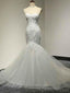 Novia encaje sirena barato vestidos de novia en línea, vestidos de novia baratos, WD515