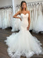Sweetheart Lace Mermaid Robes de mariée en ligne, Robes de mariée bon marché, WD632