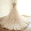 Cap Sleeve Lace Long Custom Cheap Custom Wedding Dresses, WD307